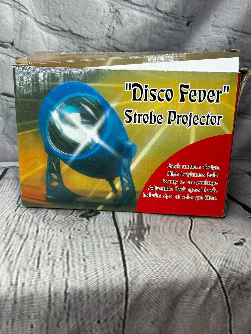 Vtg Saturday Night “Disco Fever” Strobe Projector Light with Multi Lenses GUC